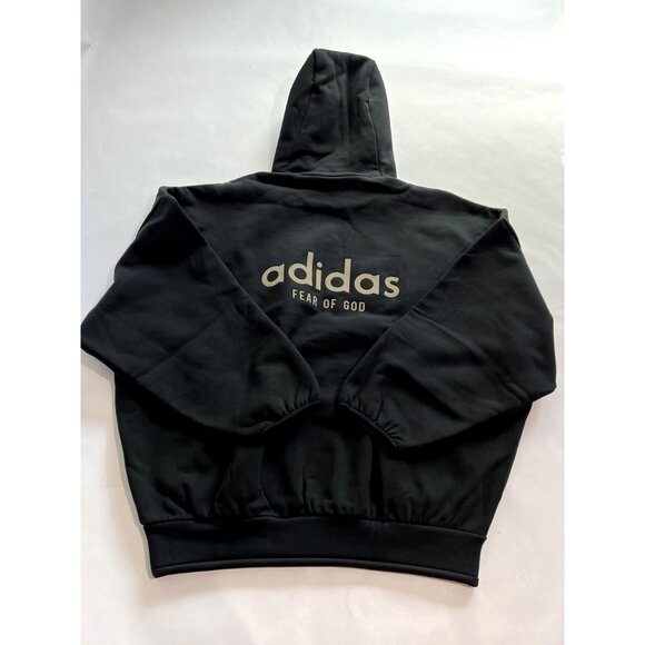NWT Adidas x Fear of God Athletic Heavy Fleece Hoodie in Black - Picture 4 of 6